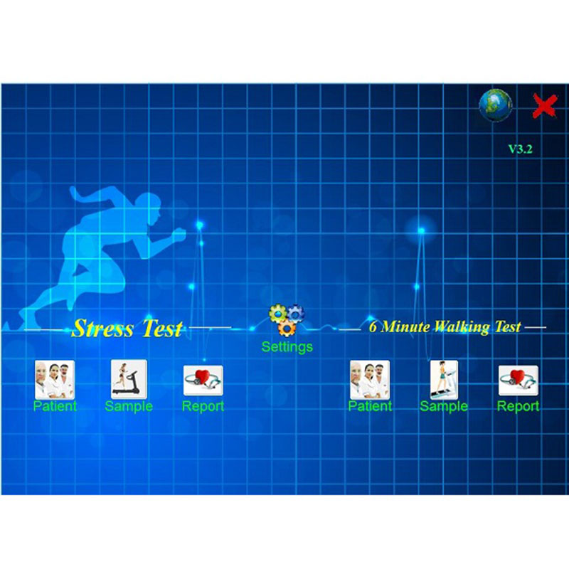 bluetooth stress ecg 12 lead smart recorder design for windows