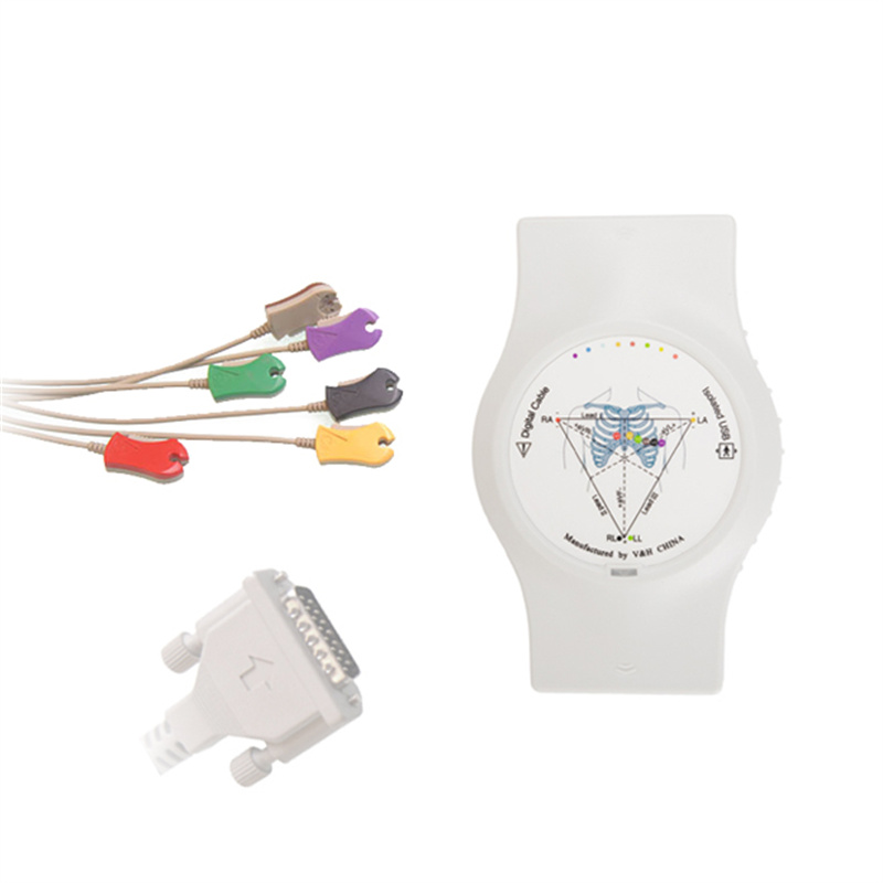 windows excercise ecg system with usb cable connector for phenotype recorder