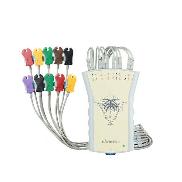 12 channel treadmill ergometer stress test ecg system with ce from manufacturer