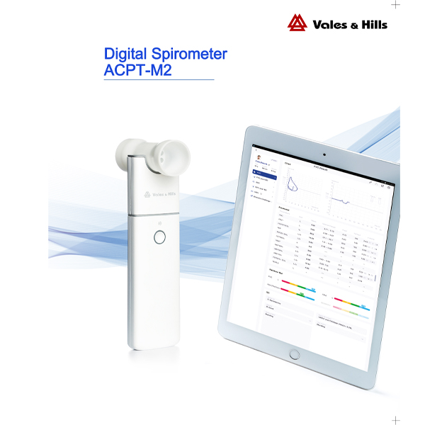 wireless spirometry equipment for android/ios/windows with bluetooth connection pulmonary lung testing