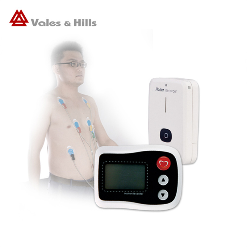 ambuatory ecg device with 24 hours recording time holter ecg