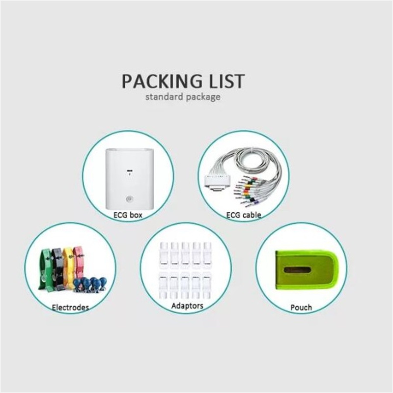 android bluetooth ecg simultenaous 12 lead for multi medical functions