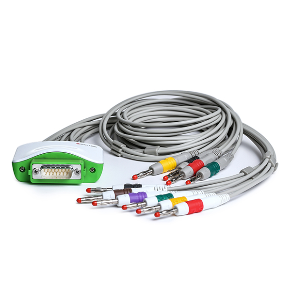 10 lead ecg cable for bluetooth ecg icv200s