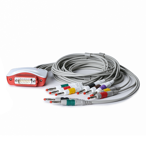 10 lead ecg cable for bluetooth ecg icv200s