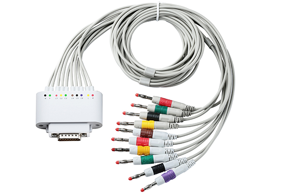 10 lead ecg cable for bluetooth ecg icv200(ble)
