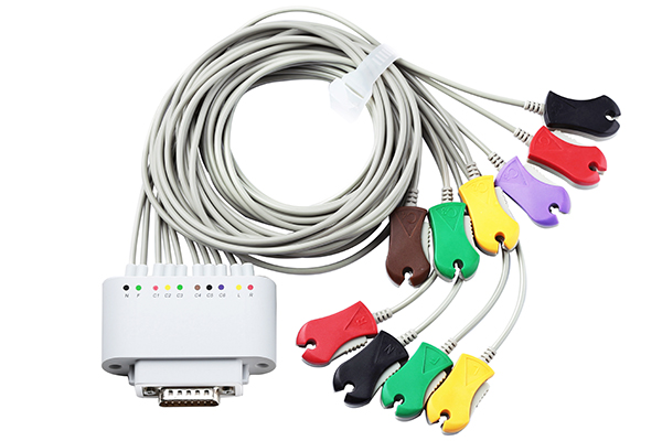 10 lead ecg cable for bluetooth ecg icv200(ble)