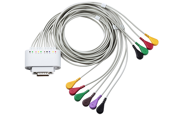 10 lead ecg cable for bluetooth ecg icv200(ble)