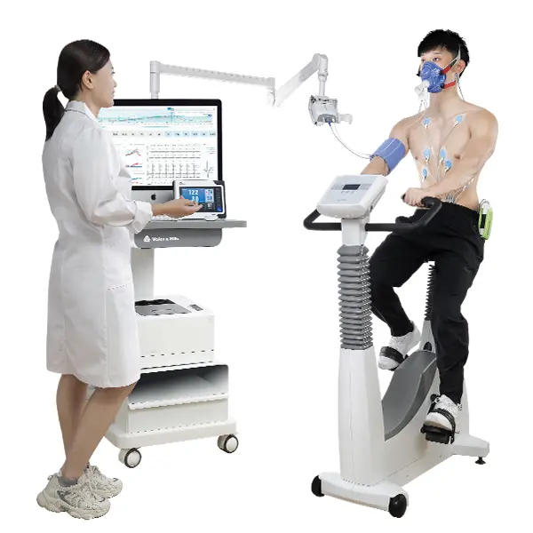 New design Cardiopulmonary Exercise Test (CPET) based on iMac with bluetooth connection